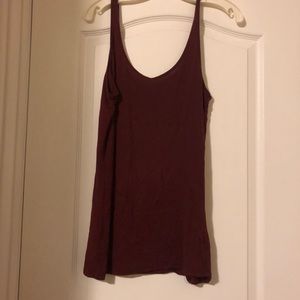 Maroon tank top